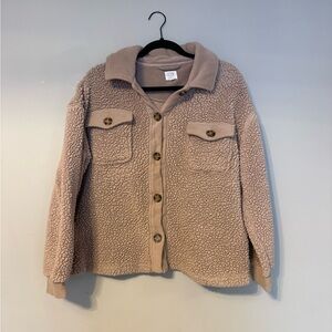 Old Navy Tan Teddy Jacket